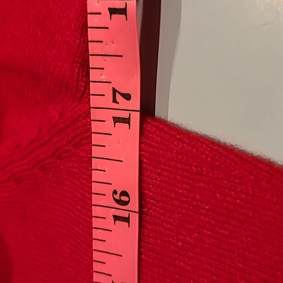 A. Beyer Fit and Flare Sweater Dress With Scarf Juniors Size Large - Picture 14 of 14